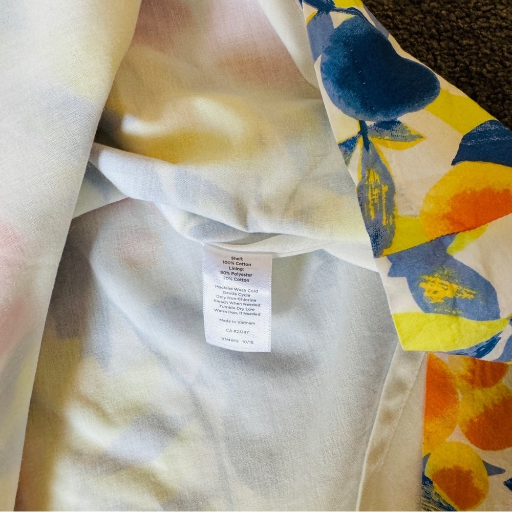 Talbots | Floral & Citrus A-Line Skirt - Picture 5 of 6